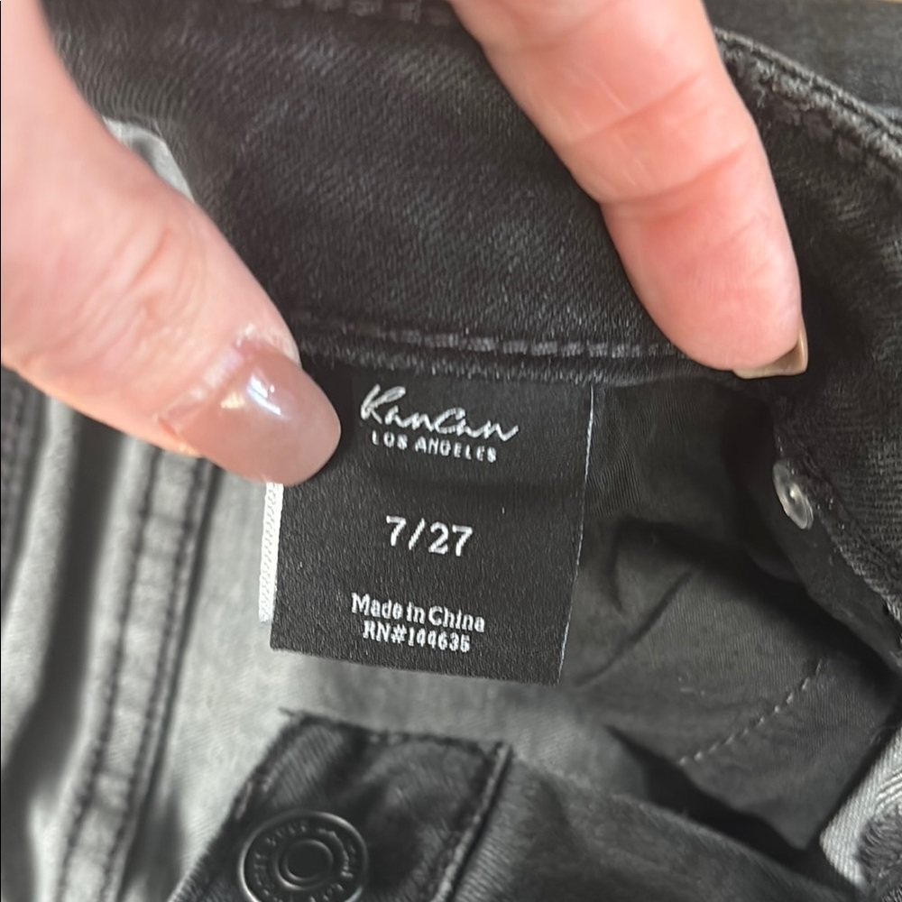 Kancan Women's Black Skinny Jeans Sz 27 - Picture 2 of 8